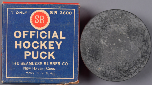 Seamless Rubber Co. Hockey Puck 1950s
