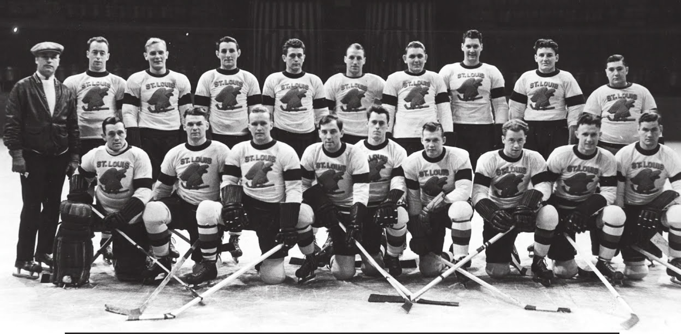 Vintage Hockey - St. Louis Eagles (White Eagles Wordmark) - St
