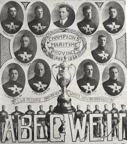 Abegweit Hockey Team 1923 Maritime Provinces Champions Morton J Thompson Trophy 