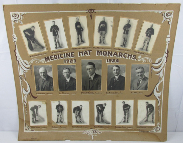 Medicine Hat Monarchs Hockey Team 1923-24