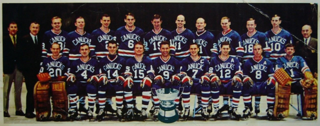 Vancouver Canucks 1969 Lester Patrick Cup Champions of the Western Hockey League