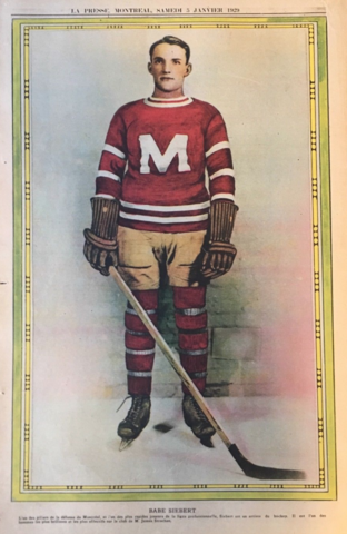 Babe Siebert 1929 La Presse Hockey Photo