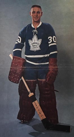 Terry Sawchuk 1966 Toronto Maple Leafs
