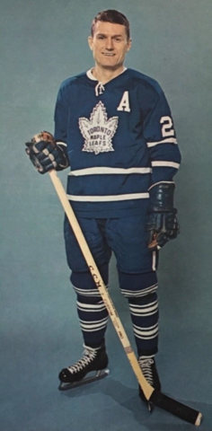 Allan Stanley 1966 Toronto Maple Leafs