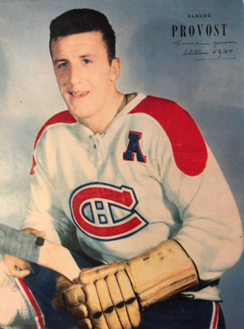 Claude Provost 1953 Montreal Junior Canadiens