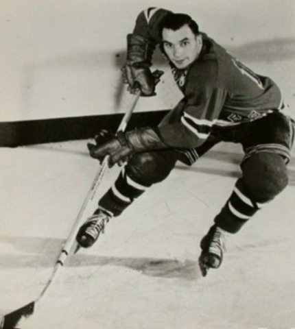 Dean Prentice 1956 New York Rangers