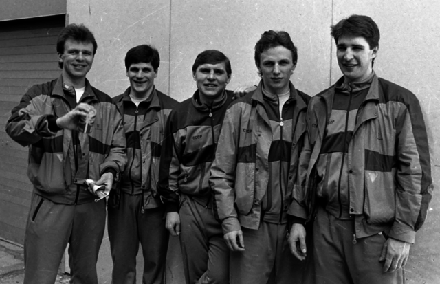 The Russian Five - Fetisov, Makarov, Krutov, Larionov and Kasatonov 1982