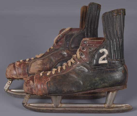 Vintage CCM Hockey Skates with Tackleberry Boots and Prolite Blades 1950s
