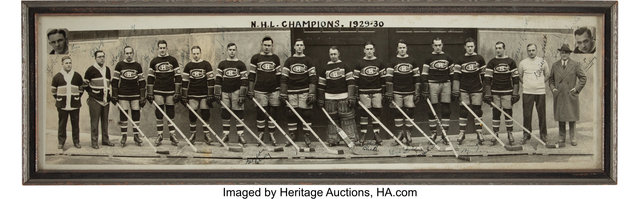 Montreal Canadiens Team Photo 1929 