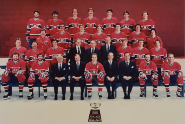 Montreal Canadiens Team Photo 1982 Club De Hockey Canadien