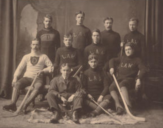 Dalhousie University Hockey Team 1904 Dalhousie Law Champions