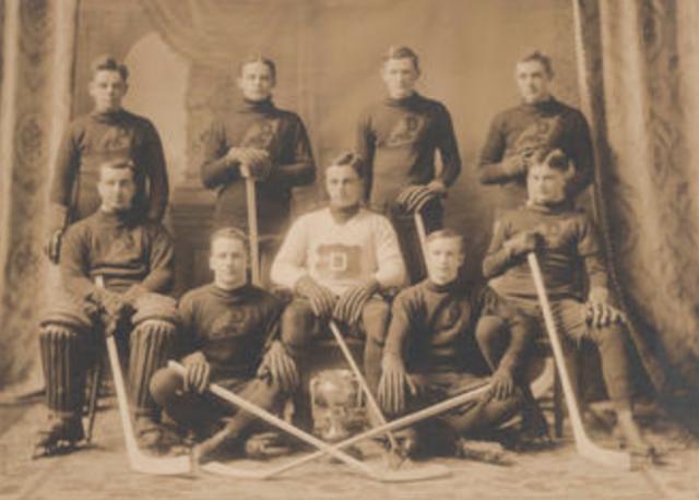 Dalhousie University Hockey Team 1912 College Champions of Maritime Provinces