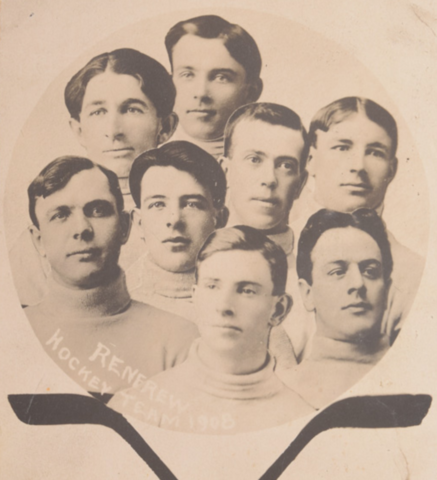 Renfrew Hockey Team Montage 1908