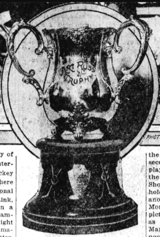 Art Ross Trophy / Art Ross Cup 1910 Montreal City Hockey League