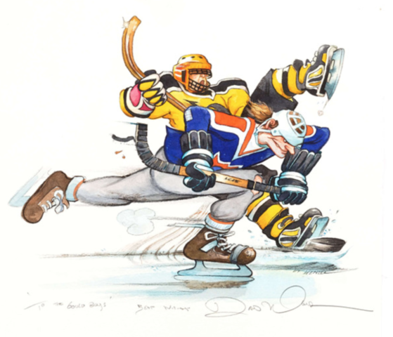 David Wenzel Hockey Illustration