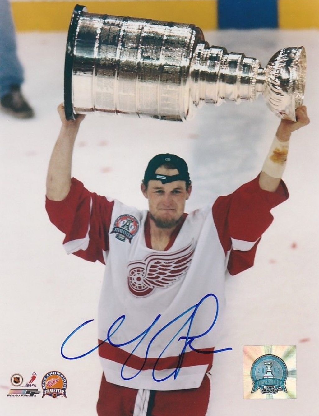 DARREN McCARTY DETROIT RED WINGS SIGNED STANLEY CUP GWG JERSEY PSA/DNA COA