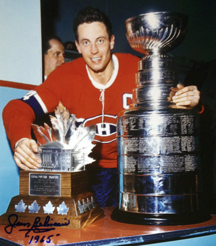 Jean Béliveau Stanley Cup Champion 1965 Conn Smythe Trophy Winner
