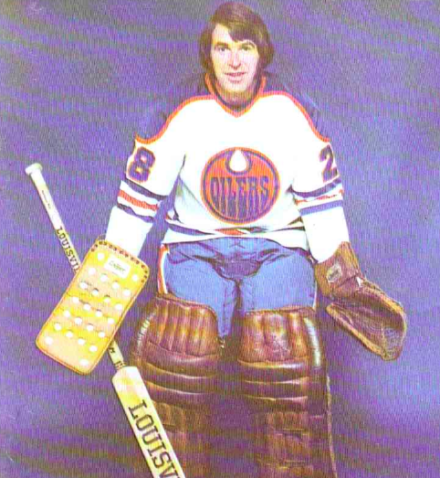 WHA 1978-79 Edmonton Oilers Dave Dryden 28 Home Hockey Jersey — BORIZ