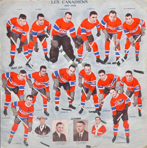 Montreal Canadiens Team Photo 1932