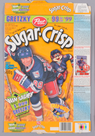 Wayne Gretzky Sugar-Crisp Box 1999