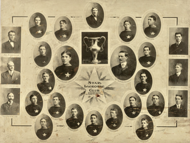 Star Lacrosse Club 1910 Ottawa City League Champions