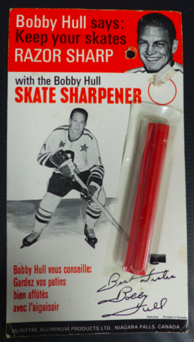 Bobby Hull Skate Sharpener 1969