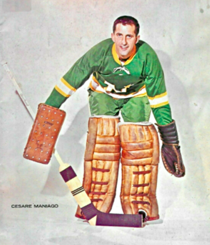 Cesare Maniago 1970 Minnesota North Stars