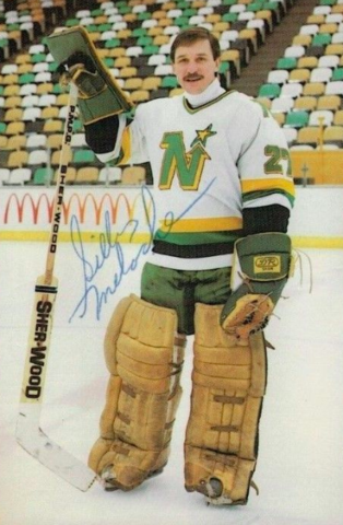 Gilles Meloche 1984 Minnesota North Stars
