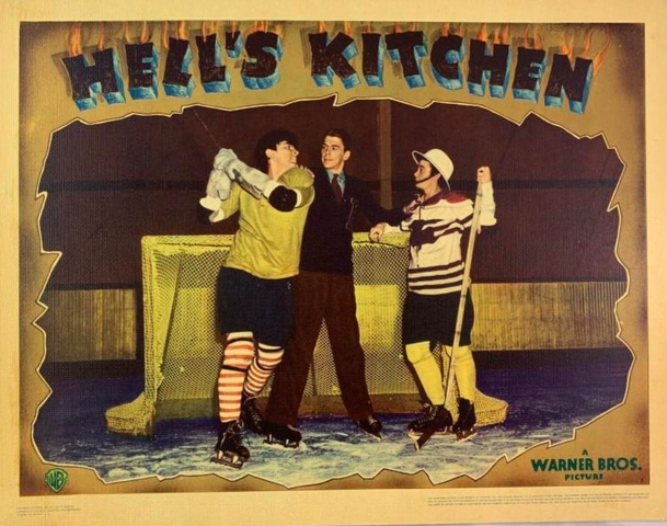 Hell's Kitchen 1939 Movie Lobby Card with Ronald Reagan and Dead End Kids