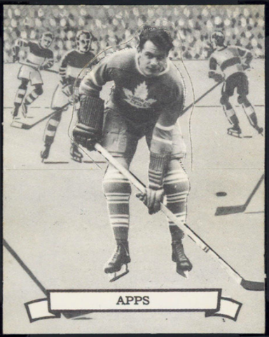 Syl Apps Hockey Card 1936 O-Pee-Chee Series D No. 101