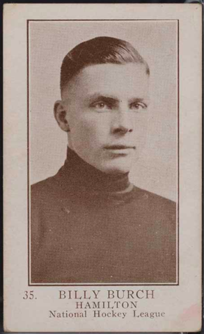 Billy Burch Hockey Card 1923 V145-1 William Paterson No. 35
