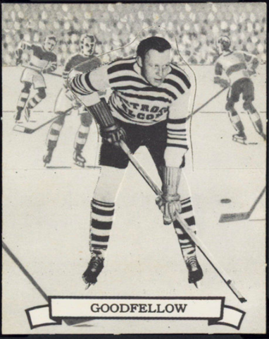 Ebbie Goodfellow Hockey Card 1936 V304 O-Pee-Chee Series D No. 117