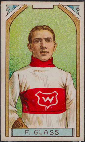 F. Glass Hockey Card 1911 C55 Imperial Tobacco No. 34 Frank "Pud" Glass