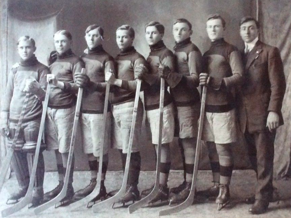St. Francis Xavier Commercial Hockey Team 1911