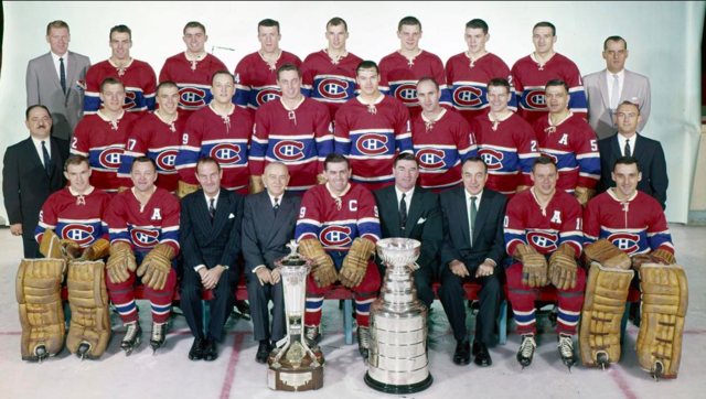 Montreal Canadiens 1960 Stanley Cup Champions & Prince of Wales Trophy Champions