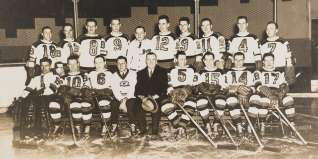 Boston Bruins Team Photo 1940