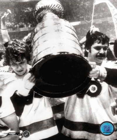 Bobby Clarke & Bernie Parent 1974 Stanley Cup Champions