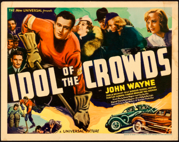 Idol of the Crowds Lobby Card with John Wayne 1937