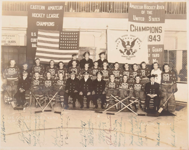 United States / U.S. Coast Guard "Cutters" Hockey Team 1943-44