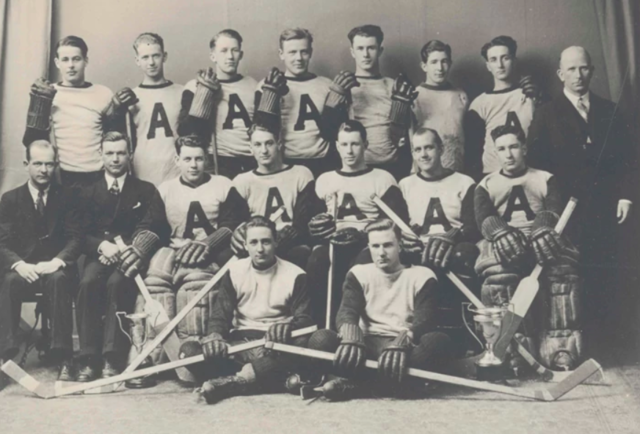 Acadia University Axemen 1934 Valley Senior Hockey League Champions