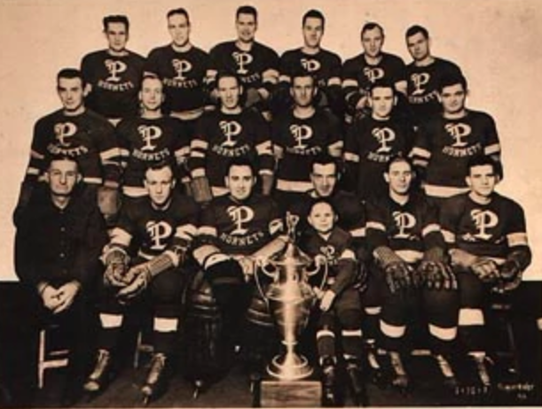 Pittsburgh Hornets 1940 Pennsylvania Ice Hockey Championship Trophy Winners