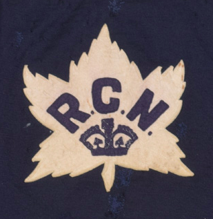 Royal Canadian Navy Hockey Jersey Logo Crest 1940s