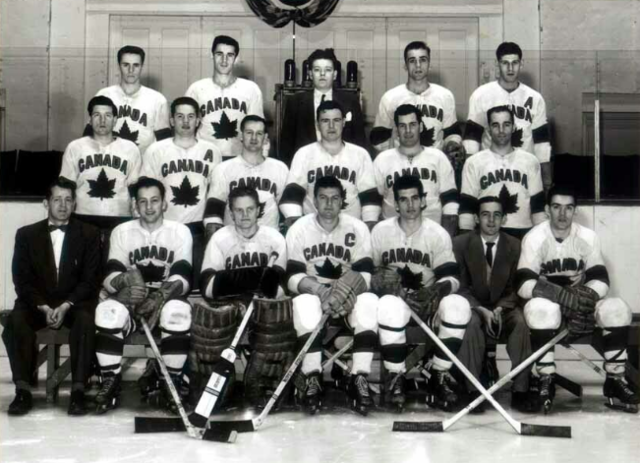 Toronto East York Lyndhursts 1954 Team Canada World Ice Hockey Championships