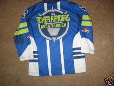 Ice Hockey Jersey  Power Rangers b