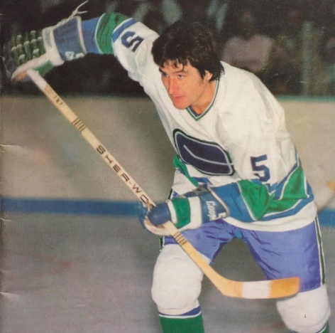 Tracy Pratt 1974 Vancouver Canucks