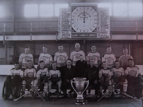 Calumet-Laurium Olympics Hockey Team 1938 MacNaughton Cup Champions