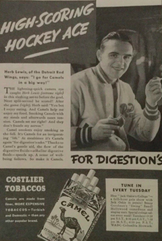 Herbie Lewis Camel Cigarettes Ad 1937