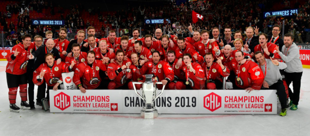 Frölunda HC 2019 Champions Hockey League Winners