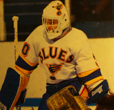 Rick Wamsley 1986 St. Louis Blues