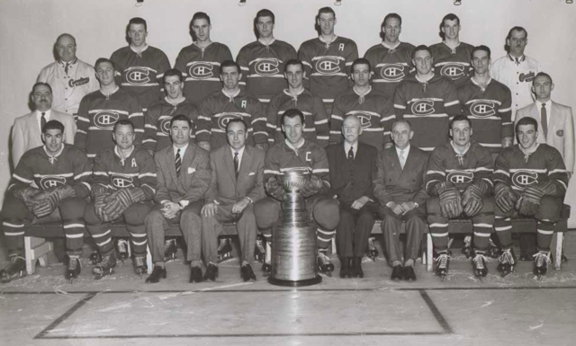 Montreal Canadiens 1956 Stanley Cup Champions